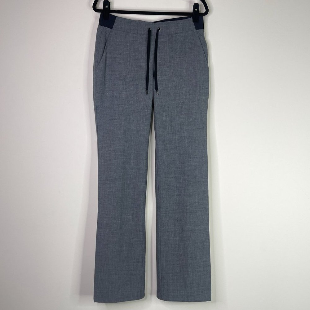 Athleta Stretch Wool Midtown Trouser Pant Women's Size 8 Tall